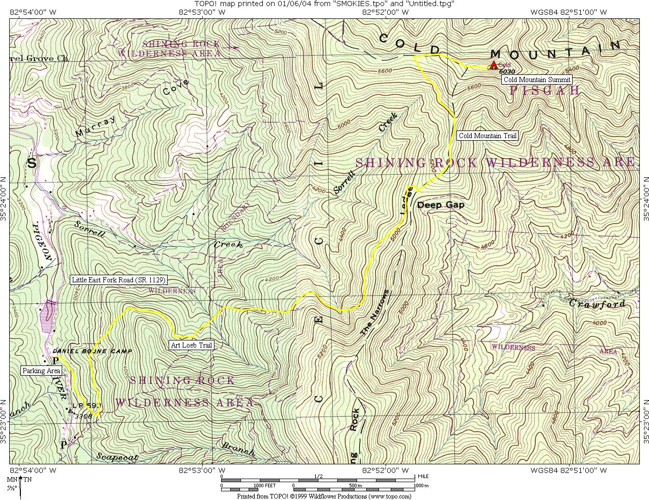 Cold Mountain N2Backpacking